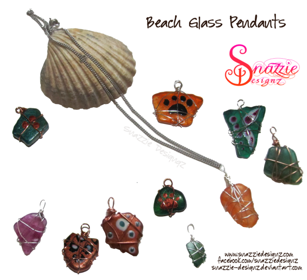 Beach Glass by snazzie designz