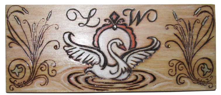 Swan Inlay For Jewellery Box